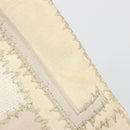 CHANEL Patchwork Chain Tote Bag Tweed Ivory Gold CC Auth 195106SM-14