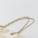 CHANEL Patchwork Chain Tote Bag Tweed Ivory Gold CC Auth 195106SM-8