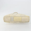 CHANEL Patchwork Chain Tote Bag Tweed Ivory Gold CC Auth 195106SM-9