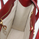 GUCCI Doraemon Micro GG Hand Bag PVC 2way Beige Gold 654345 Auth 195107SAM-18