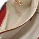 GUCCI Doraemon Micro GG Hand Bag PVC 2way Beige Gold 654345 Auth 195107SAM-21