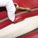 GUCCI Doraemon Micro GG Hand Bag PVC 2way Beige Gold 654345 Auth 195107SAM-24