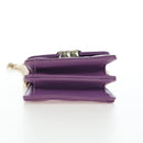 CHANEL Matelasse Chain Shoulder Pouch Lamb Skin Purple Gold CC Auth 195109M-5