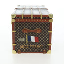LOUIS VUITTON Miss France Paper Weight Brown M99408 LV Auth 195111V-3