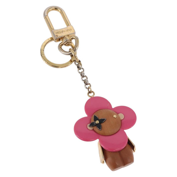 LOUIS VUITTON Porte Cles Vivienne Charm Metal Gold Tone M67298 LV Auth 195113M