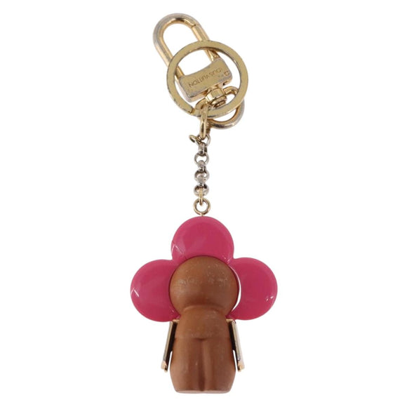 LOUIS VUITTON Porte Cles Vivienne Charm Metal Gold Tone M67298 LV Auth 195113M