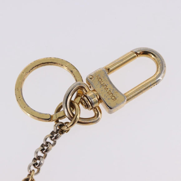 LOUIS VUITTON Porte Cles Vivienne Charm Metal Gold Tone M67298 LV Auth 195113M