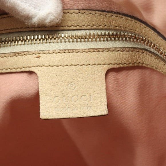 GUCCI GG Canvas Sherry Line Tote Bag Pink Gold 137396 Auth 195115