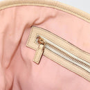 GUCCI GG Canvas Sherry Line Tote Bag Pink Gold 137396 Auth 195115-21