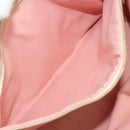 GUCCI GG Canvas Sherry Line Tote Bag Pink Gold 137396 Auth 195115-22