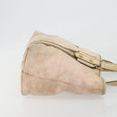 GUCCI GG Canvas Sherry Line Tote Bag Pink Gold 137396 Auth 195115-3