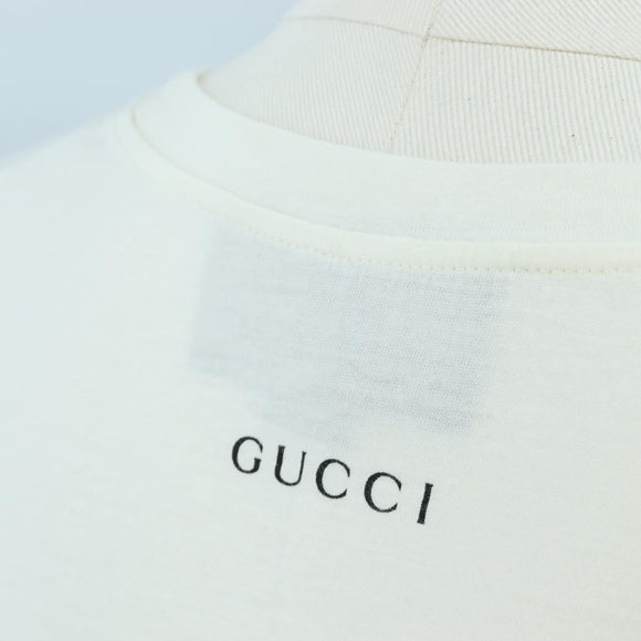 GUCCI Fujiko Pro Collaboration T Shirt Cotton XS White Auth 195116M
