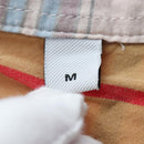 BURBERRY Nova Check Shirt cotton Beige Auth 195117M-11