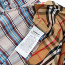BURBERRY Nova Check Shirt cotton Beige Auth 195117M-13