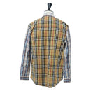 BURBERRY Nova Check Shirt cotton Beige Auth 195117M-2
