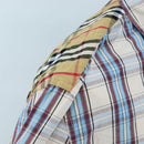 BURBERRY Nova Check Shirt cotton Beige Auth 195117M-5