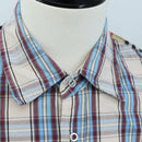 BURBERRY Nova Check Shirt cotton Beige Auth 195117M-6