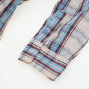 BURBERRY Nova Check Shirt cotton Beige Auth 195117M-8