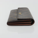 LOUIS VUITTON Monogram Portefeuille Sarah Long Wallet M61734 LV Auth 195118-3