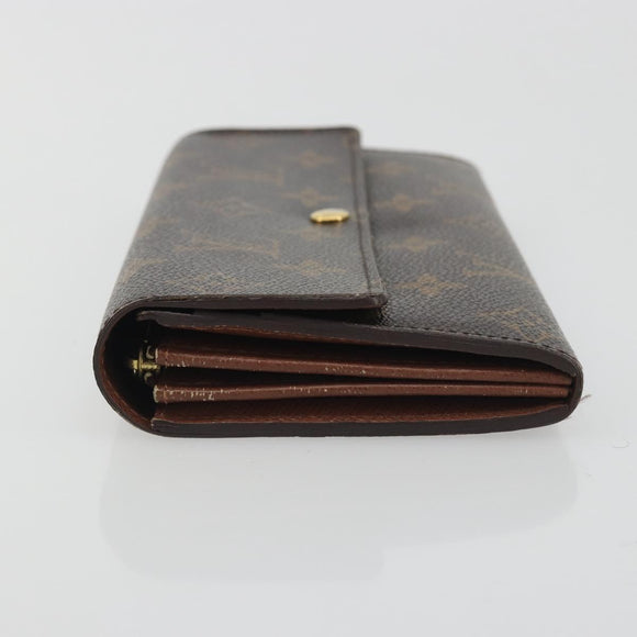 LOUIS VUITTON Monogram Portefeuille Sarah Long Wallet M61734 LV Auth 195118