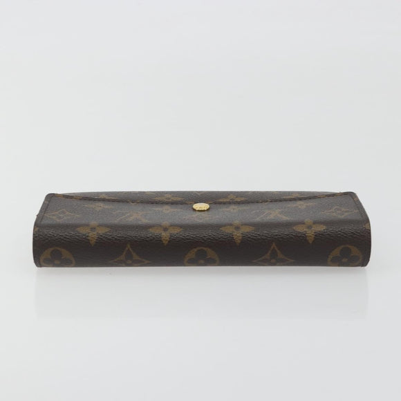 LOUIS VUITTON Monogram Portefeuille Sarah Long Wallet M61734 LV Auth 195118
