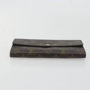 LOUIS VUITTON Monogram Portefeuille Sarah Long Wallet M61734 LV Auth 195118-6
