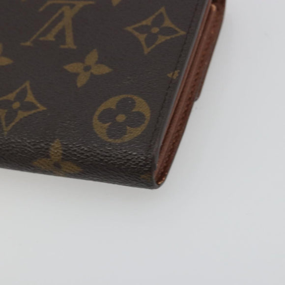 LOUIS VUITTON Monogram Portefeuille Sarah Long Wallet M61734 LV Auth 195119