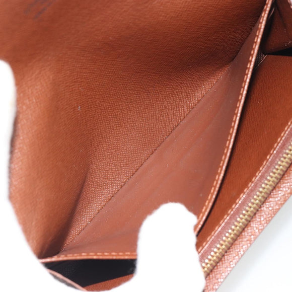 LOUIS VUITTON Monogram Portefeuille Sarah Long Wallet M61734 LV Auth 195119