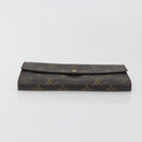 LOUIS VUITTON Monogram Portefeuille Sarah Long Wallet M61734 LV Auth 195119-6