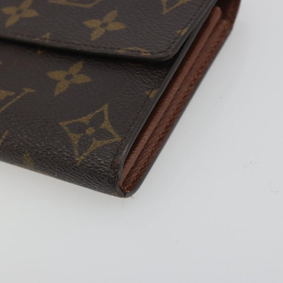 LOUIS VUITTON Monogram Portefeuille Sarah Long Wallet M61734 LV Auth 195119