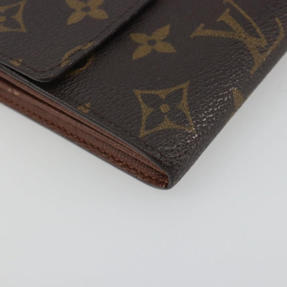 LOUIS VUITTON Monogram Portefeuille Sarah Long Wallet M61734 LV Auth 195119