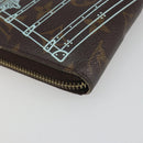 LOUIS VUITTON Monogram Trunk Pattern Zippy Long Wallet M58507 LV Auth 195151A-16