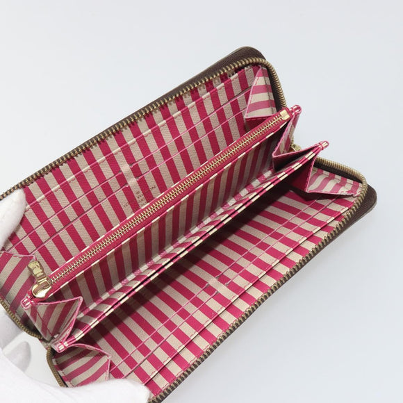 LOUIS VUITTON Monogram Trunk Pattern Zippy Long Wallet M58507 LV Auth 195151A