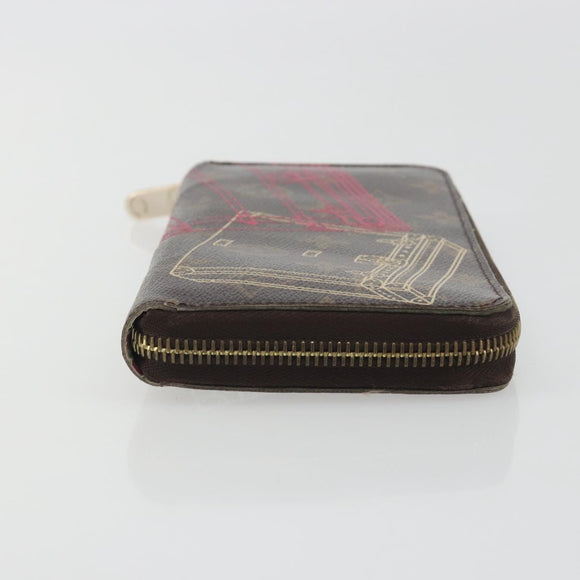 LOUIS VUITTON Monogram Trunk Pattern Zippy Long Wallet M58507 LV Auth 195151A