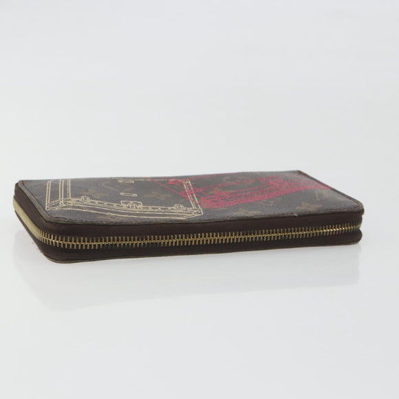 LOUIS VUITTON Monogram Trunk Pattern Zippy Long Wallet M58507 LV Auth 195151A