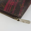 LOUIS VUITTON Monogram Trunk Pattern Zippy Long Wallet M58507 LV Auth 195151A-14