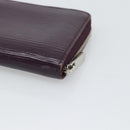 LOUIS VUITTON Epi Zippy Coin Purse Cassis M6015K LV Auth 195152-15