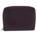 LOUIS VUITTON Epi Zippy Coin Purse Cassis M6015K LV Auth 195152-13