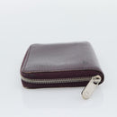 LOUIS VUITTON Epi Zippy Coin Purse Cassis M6015K LV Auth 195152-3