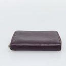 LOUIS VUITTON Epi Zippy Coin Purse Cassis M6015K LV Auth 195152-6