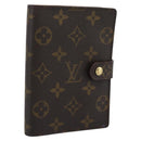 LOUIS VUITTON Monogram Agenda PM Day Planner Cover R20005 LV Auth 195154-1