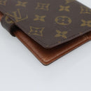 LOUIS VUITTON Monogram Agenda PM Day Planner Cover R20005 LV Auth 195154-16