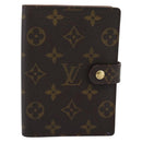 LOUIS VUITTON Monogram Agenda PM Day Planner Cover R20005 LV Auth 195154-13