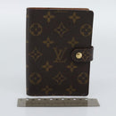 LOUIS VUITTON Monogram Agenda PM Day Planner Cover R20005 LV Auth 195154-12