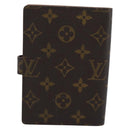 LOUIS VUITTON Monogram Agenda PM Day Planner Cover R20005 LV Auth 195154-2