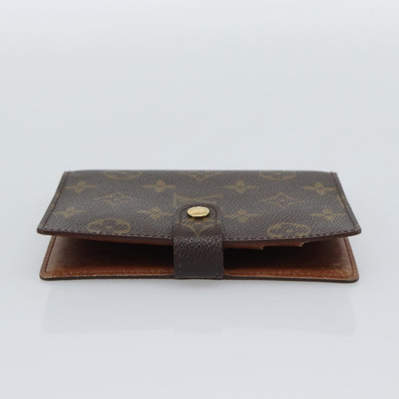 LOUIS VUITTON Monogram Agenda PM Day Planner Cover R20005 LV Auth 195154
