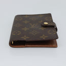 LOUIS VUITTON Monogram Agenda PM Day Planner Cover R20005 LV Auth 195154-6