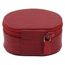 LOUIS VUITTON Epi Ecrin bijou 8 Jewelry Box Red M48227 LV Auth 195155A-3