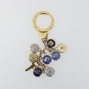 LOUIS VUITTON Porte Cles Pastille Key Holder metal Gold M65381 LV Auth 195156-2