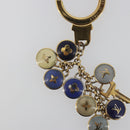 LOUIS VUITTON Porte Cles Pastille Key Holder metal Gold M65381 LV Auth 195156-8